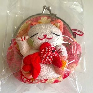NEW, Japanese cute cat coin purse